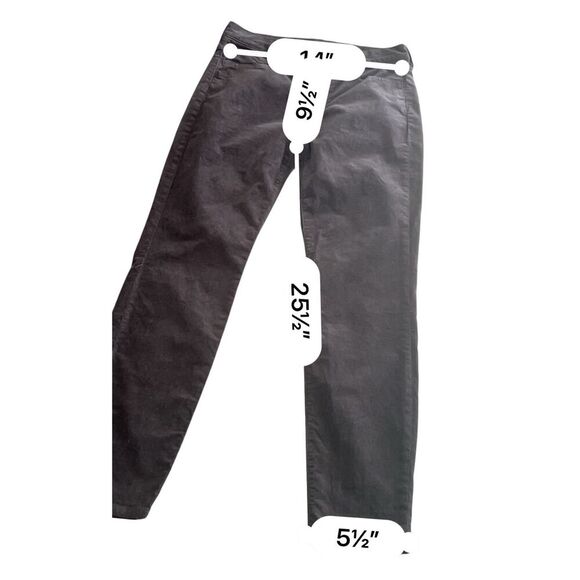 J Crew Black  Corduroy JEANS SIZE 27 - Picture 6 of 8